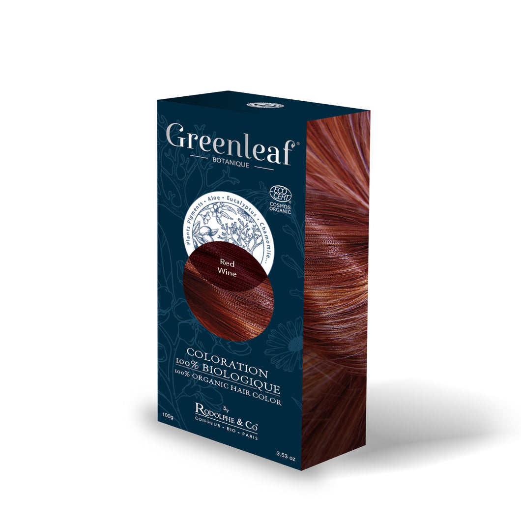 Greenleaf Botanique - Organic Hair Color - Redwine 100g